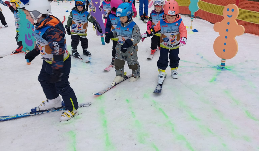 1. lekce lyžování - Hlinsko