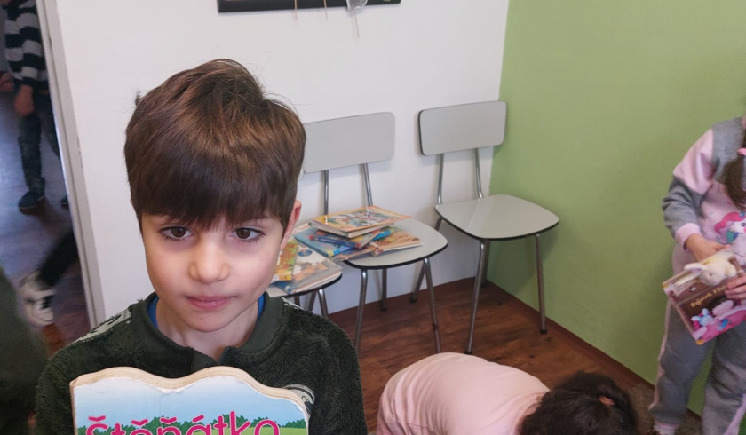 Návštěva knihovny Želvičky