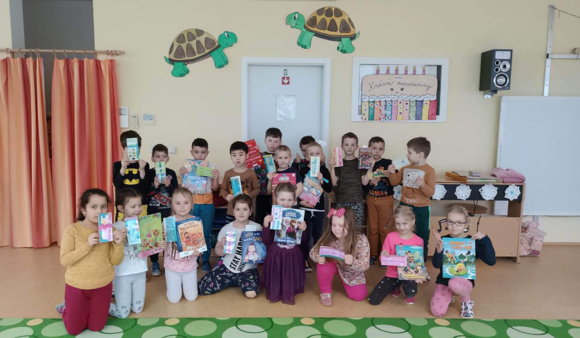 Želvičky a pohádkové knížky