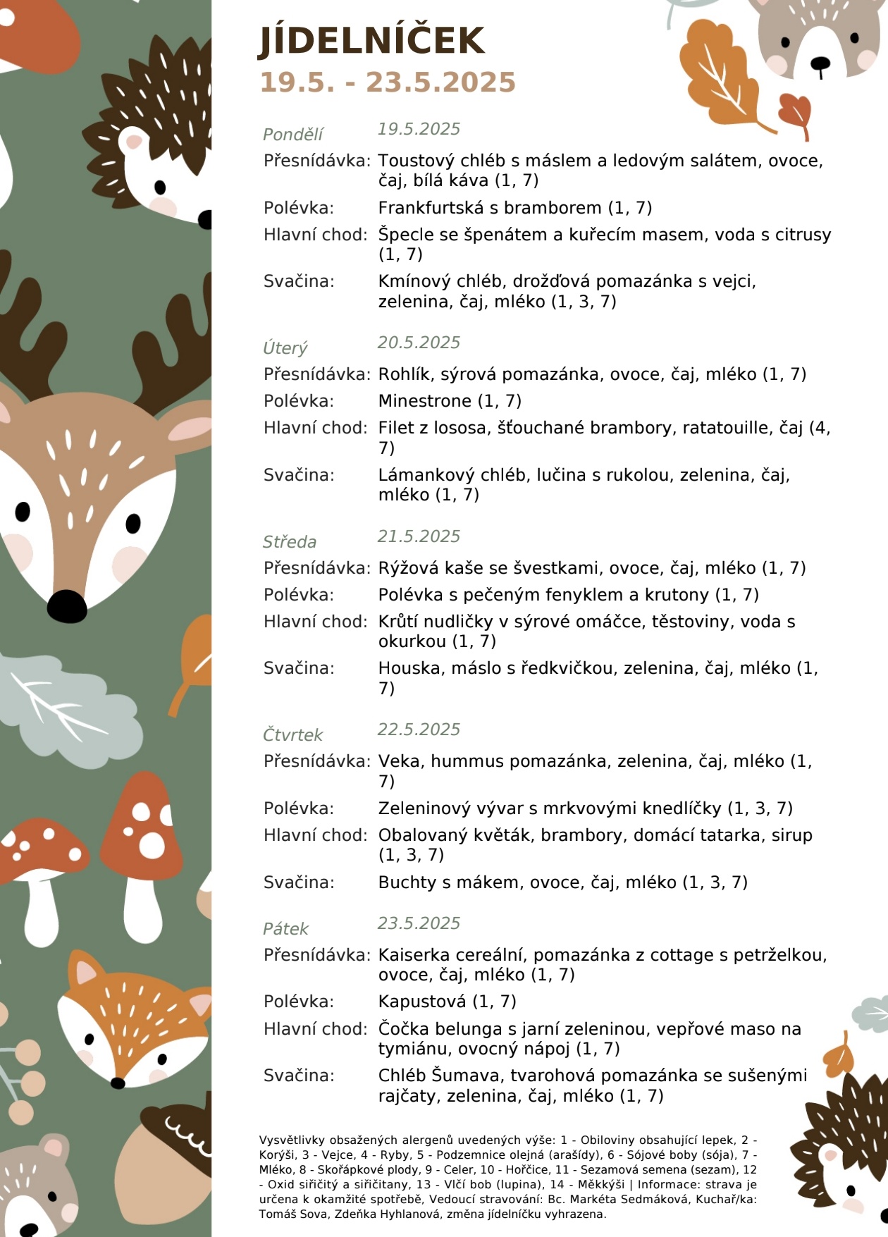 Jídelníček 19.5.-23.5.